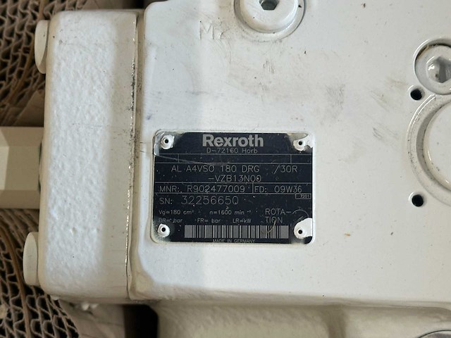 Rexroth - a4vso 180 al a4vso180drg/30r-vzb13n00 - hydrauliekpomp - afbeelding 2 van  5