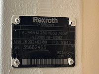 Rexroth - a6vm 250hd3d/63w axial piston motor (2x) - afbeelding 6 van  8