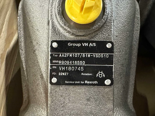 Rexroth - aa2fm107/61w-vsd510 / r909416550 - pumps - 4x - afbeelding 3 van  6