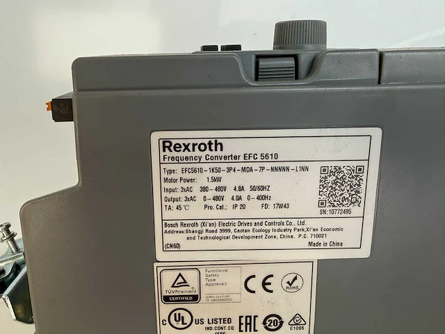 Rexroth - efc510 - frequentieregelaar - afbeelding 6 van  11
