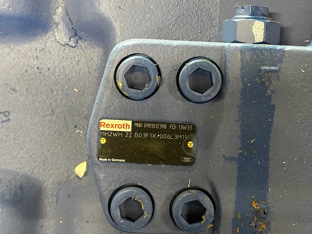 Rexroth - mh2wh 22 b03f1x/006l3m11 (r901012398) - hydraulisch ventielblok / stuurventiel (2x) - afbeelding 8 van  9