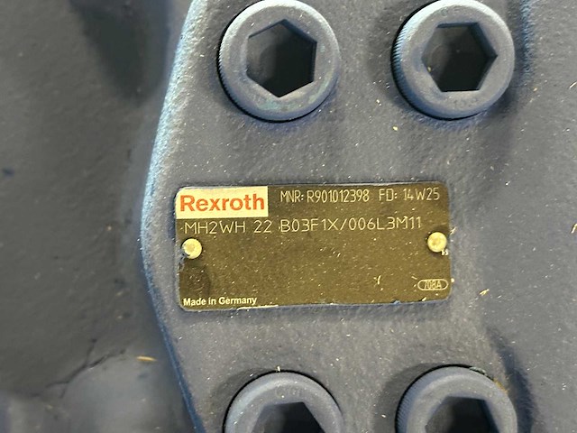 Rexroth - mh2wh 22 b03f1x/006l3m11 (r901012398) - hydraulisch ventielblok / stuurventiel (2x) - afbeelding 6 van  9