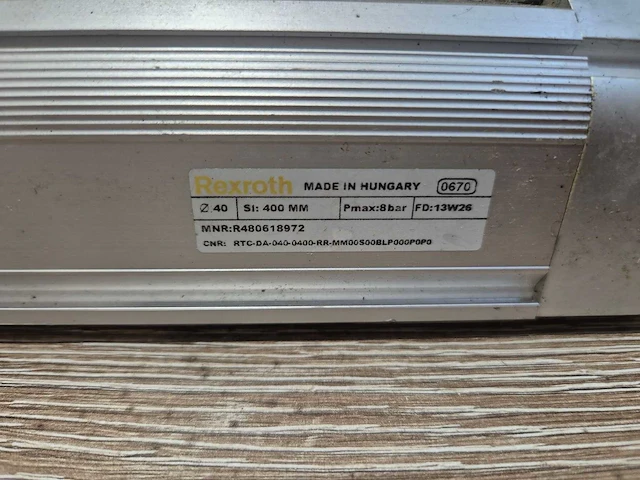 Rexroth - pneumatische actuator (3x) - afbeelding 4 van  7