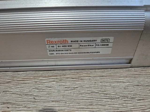 Rexroth - pneumatische actuator (3x) - afbeelding 5 van  7