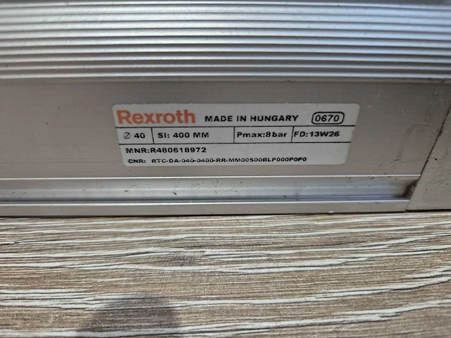 Rexroth - pneumatische actuator (3x) - afbeelding 6 van  7