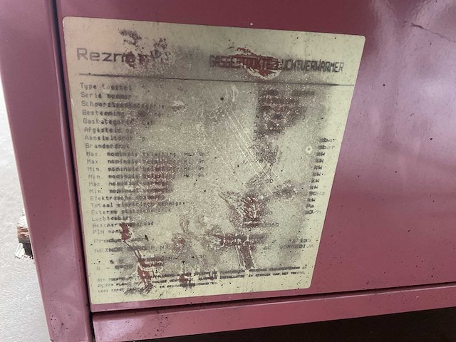 Reznor - heater - afbeelding 5 van  5