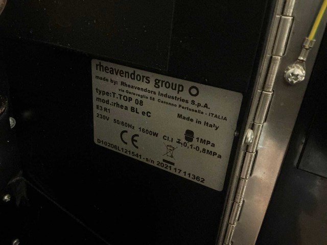 Rheavendors group t.top 08 koffiemachine - afbeelding 5 van  5