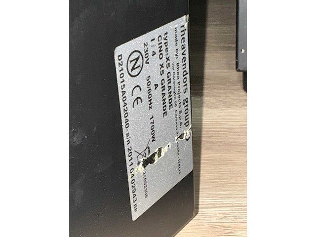 Rheavendors xs grande cino koffiemachine - afbeelding 7 van  7