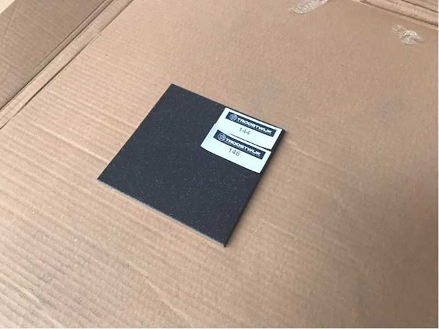 Rhein zwart mat 15x15 cm tegel 45 m² - afbeelding 2 van  2