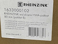 Rheinzink hwa pakket walsblank 80mm zink - afbeelding 3 van  3