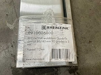 Rheinzink quick fix zinken deklijst 80/40mm 90 graden 3000mm (9x) - afbeelding 3 van  4