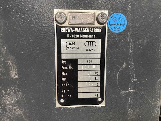 Rhewa 529 weegschaal - afbeelding 4 van  4