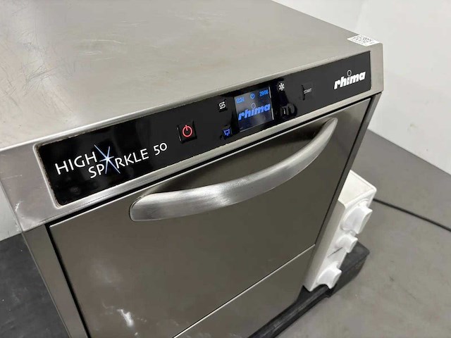 Rhima - high sparkle 50 - glazenspoelmachine met omgekeerde osmoseinstallatie (2023) - afbeelding 10 van  10