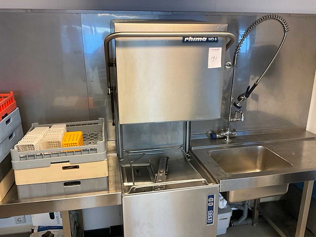 Rhima - wd 6 - doorschuif vaatwasser professioneel - afbeelding 3 van  10