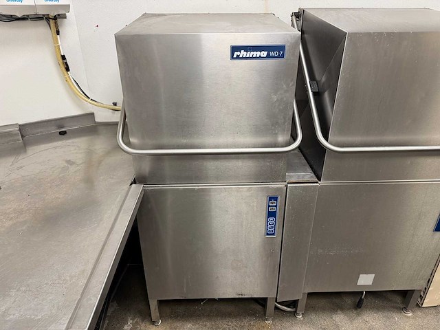 Rhima - wd7 - korvenvaatwasmachine met afvoertafel (c) - afbeelding 3 van  10