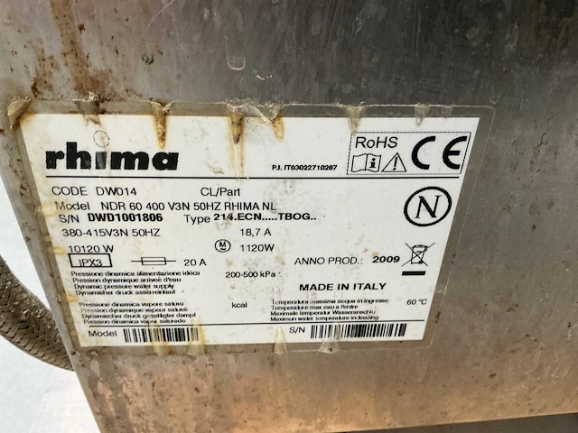 Rhima dr60 doorschuif vaatwasser - afbeelding 7 van  7