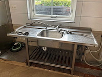 Rhima dr60 professionele spoelkeuken met rvs werkbanken - afbeelding 12 van  28