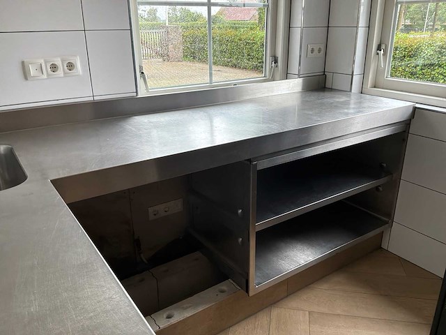 Rhima dr60 professionele spoelkeuken met rvs werkbanken - afbeelding 10 van  24