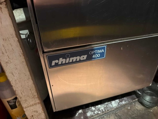 Rhima optima 400 glazenvaatwasmachine - afbeelding 2 van  3