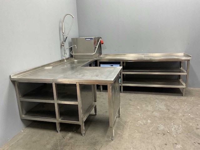 Rhima wd 6 korvenvaatwasmachine met spoelstraat - afbeelding 12 van  20