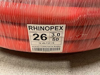 Rhino 26x3.0mm rhinopex rol á 50m meerlagenbuis met mantel - afbeelding 2 van  2