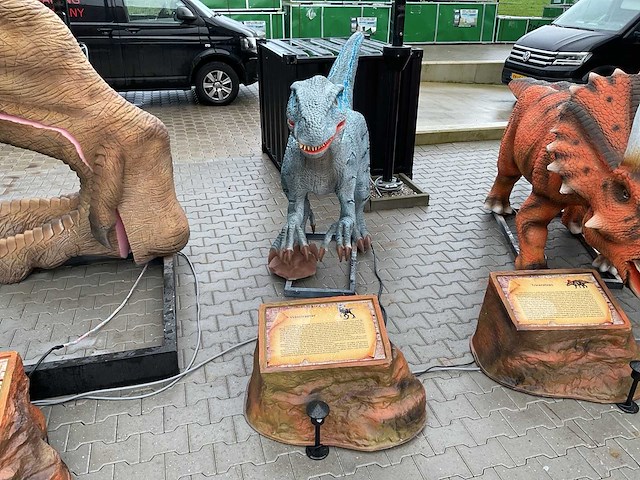 Rhino-coss-dino - rad-025 - dinosaurus velociraptor 3 meter - afbeelding 6 van  8