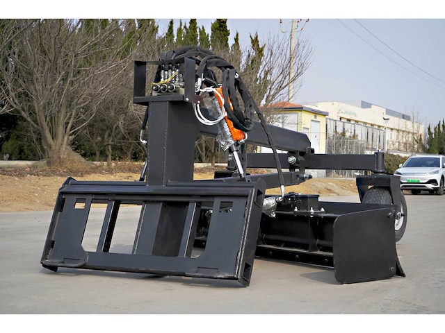 Rhino-cross - land leveler grader 243cm ten behoeve van schranklader - 003-044-83-001a - voorzetapparatuur - afbeelding 15 van  18
