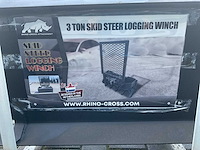 Rhino-cross 3 ton skid steer logging winch schranklader - afbeelding 5 van  9