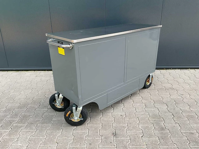 Rhino-cross 4.5ft-7d-2-01c grijs gereedschapswagen - afbeelding 2 van  14