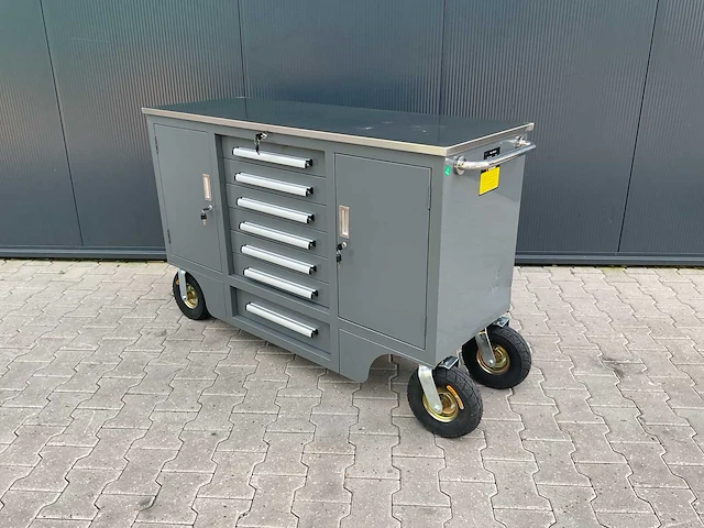 Rhino-cross 4.5ft-7d-2-01c grijs gereedschapswagen - afbeelding 5 van  14