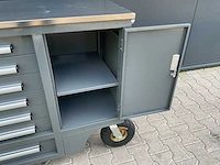 Rhino-cross 4.5ft-7d-2-01c grijs gereedschapswagen - afbeelding 7 van  12