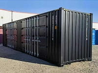 Rhino-cross-containers - 40ft high cube zwart - zeecontainer met 2 zijdeuren - 2025