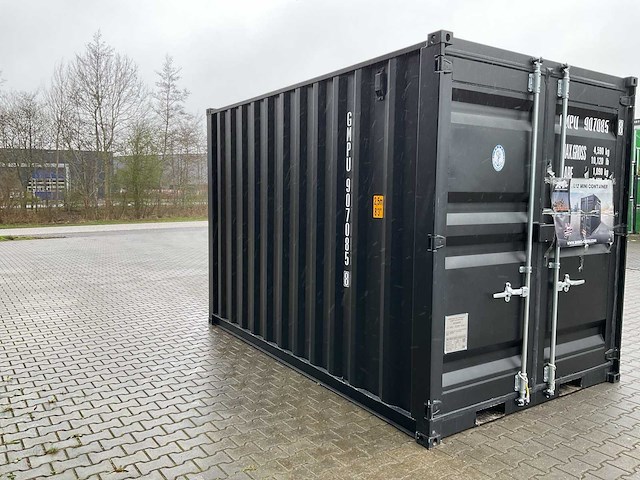 Rhino-cross-containers 12ft mini container met deur en raam - afbeelding 5 van  10
