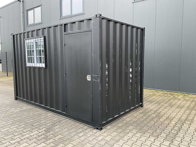 Rhino-cross-containers 14ft mini container met deur en raam - afbeelding 14 van  20