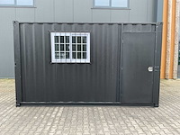 Rhino-cross-containers 14ft mini container met deur en raam - afbeelding 5 van  8