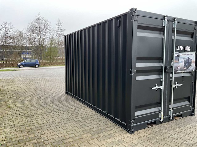Rhino-cross-containers 14ft mini container met deur en raam - afbeelding 6 van  8