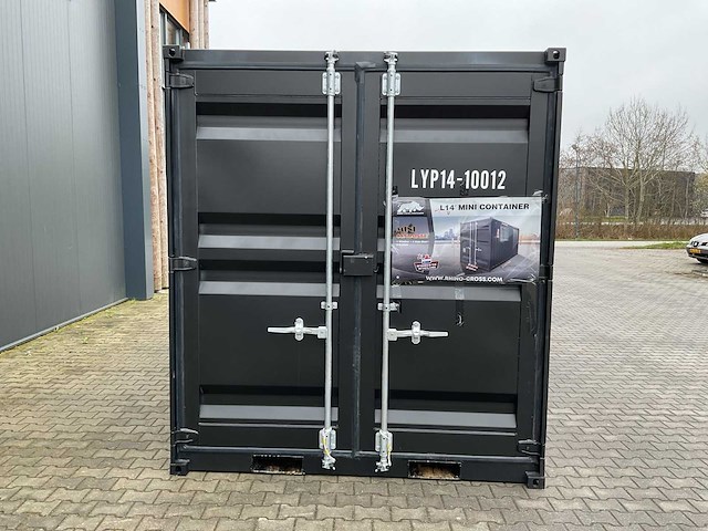 Rhino-cross-containers 14ft mini container met deur en raam - afbeelding 16 van  20