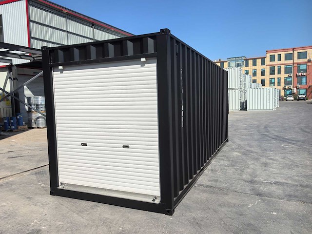 Rhino-cross-containers 14ft zeecontainer met roldeur - afbeelding 1 van  4