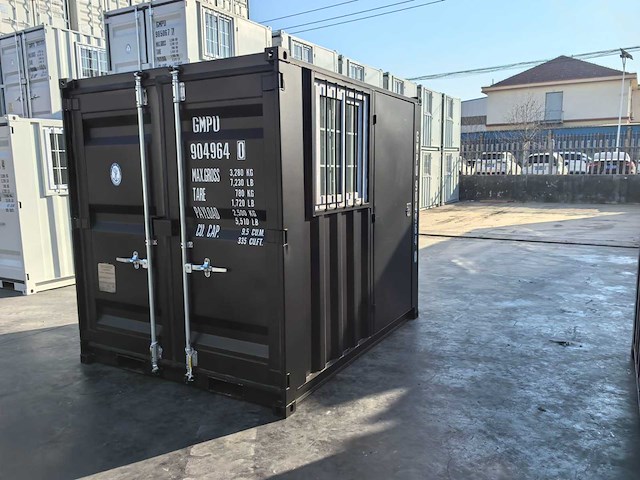 Rhino-cross-containers 16ft mini container met deur en raam - afbeelding 3 van  8