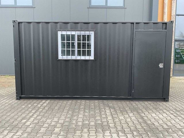 Rhino-cross-containers 16ft mini container met deur en raam - afbeelding 2 van  19