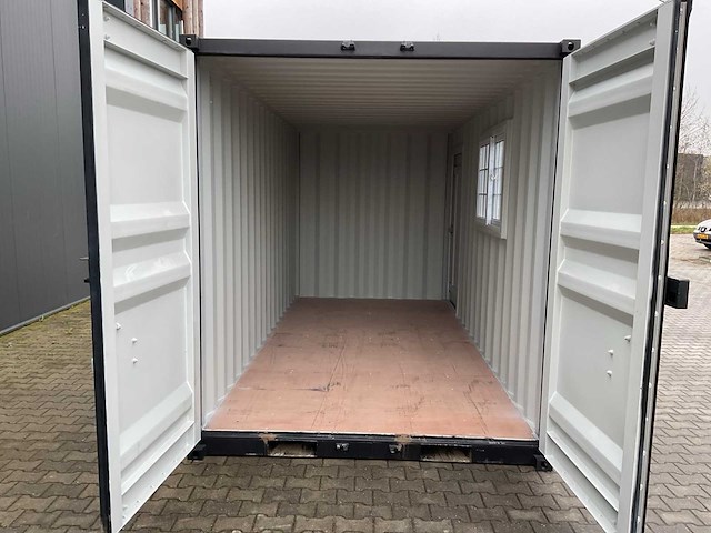 Rhino-cross-containers 16ft mini container met deur en raam - afbeelding 9 van  19