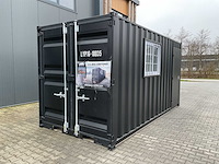 Rhino-cross-containers 16ft mini container met deur en raam - afbeelding 1 van  19