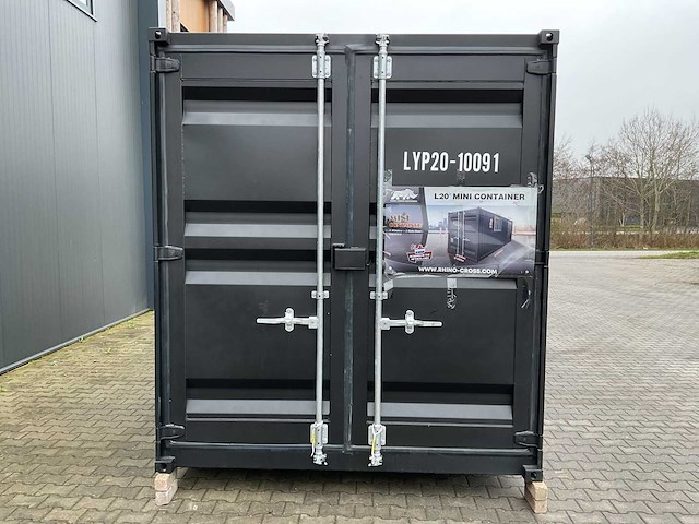 Rhino-cross-containers 20ft mini container met deur en raam - afbeelding 16 van  19
