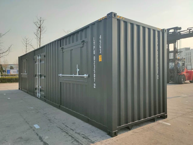 Rhino-cross-containers 40 ft high cube zeecontainer met 2 ramen en 1 minideur - afbeelding 4 van  5