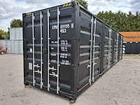 Rhino-cross-containers 40 ft high cube zwart zeecontainer met 4 zijdeuren - afbeelding 11 van  23