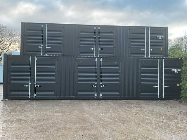 Rhino-cross-containers 40ft high cube 19.5 ton zeecontainer met 3 zijdeuren - afbeelding 3 van  3