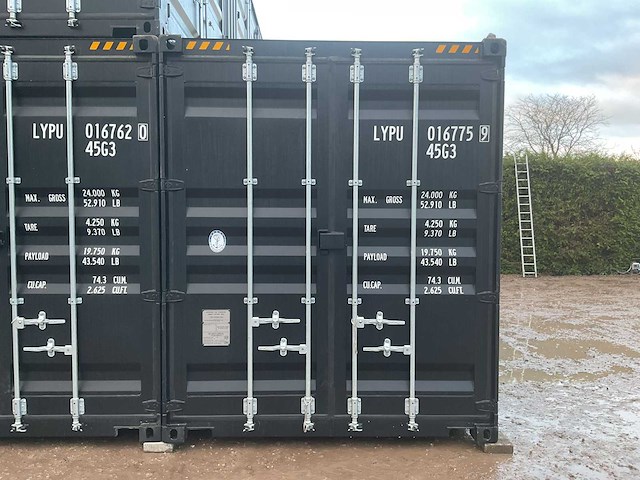 Rhino-cross-containers 40ft high cube 19.5 ton zeecontainer met 3 zijdeuren - afbeelding 2 van  5