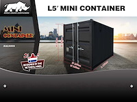 Rhino-cross-containers 5ft mini container - afbeelding 8 van  16
