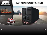Rhino-cross-containers 6ft mini container - afbeelding 4 van  4