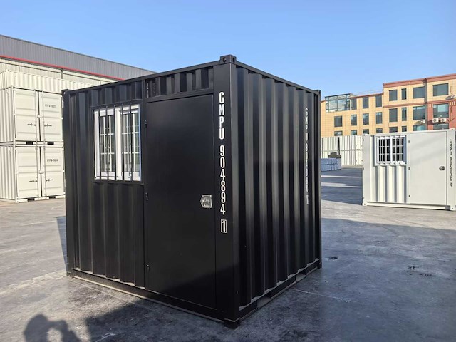 Rhino-cross-containers 7ft mini container met deur en raam - afbeelding 3 van  3